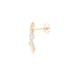 9E225 | 9ct Yellow Gold 0.10ct Diamond Drop Earrings