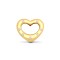 9H030 | 9ct Yellow Gold Diamond Heart Pendant