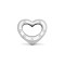 9H031 | 9ct White Gold Diamond Heart Pendant