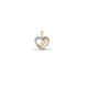 9P081 | 9ct Yellow Gold Diamond Heart / Mum Pendant