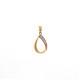 9P168 | 9ct Yellow Gold 0.03ct Diamond Pendant