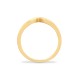 9R043 | 9ct Yellow Gold Diamond Wishbone Ring