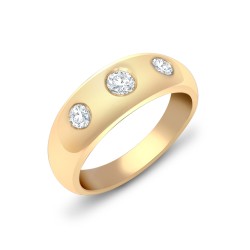 9R249 | 9ct Yellow Gold Diamond Ring