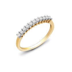 9R350 | 9ct Yellow Gold Diamond Ring