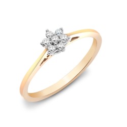 9R358-L | 9ct Yellow Gold Diamond Ring