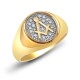 9R378 | 9ct Yellow Gold Diamond Ring
