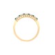 9R385 | 9ct Yellow Gold Diamond And Emerald Ring