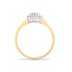 9R404 | 9ct Yellow Gold Diamond And Pink Sapphire Ring