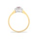 9R405 | 9ct Yellow Gold Diamond And Ruby Ring