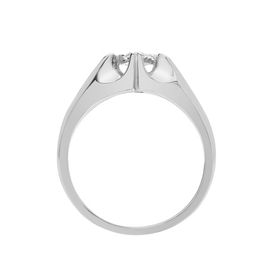 9R526 | 9ct White Gold Gents Diamond Ring