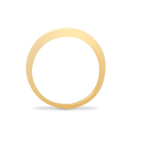 9R534 | 9ct Yellow Gold Diamond And Emerald Half Eternity Ring