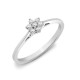 9R643 | 9ct White 10pts Natural Diamond Ring