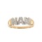 9R666 | 9ct Yellow Gold 0.02ct Natural Diamond NAN Ring