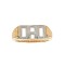 9R668 | 9ct Yellow Gold 0.01ct Natural Diamond DAD Ring