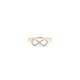 9R669 | 9ct Yellow 0.10ct Natural Diamond Infinity Ring