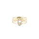 9R673 | 9ct Yellow 0.08ct Moving Natural Diamond Ring