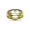 9W007-6 | 9ct Gold Yellow Natural Diamond Rubover set Wedding Ring