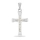 9X057 | 9ct White Gold Diamond Cross