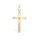 9X059 | 9ct Yellow Gold Natural Diamond Cross