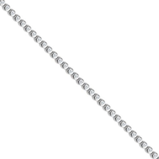 ABB116A | 925 Sterling Silver CZ Tennis Bracelet