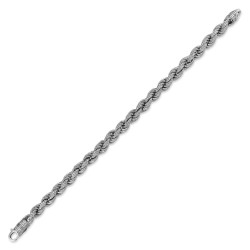 ABB189 | 925 Silver CZ Set Rope Bracelet