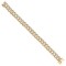 ABB197-GP | 925 Silver Gold Plated CZ Set Cuban Bracelet