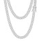 ABB198-20 | 925 Silver CZ Set Cuban Chain 6.0mm