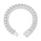 ABB202-9 | 925 Silver Baguette CZ Set Cuban Chain 14.0mm