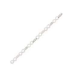 ABB220 | 925 Silver Rhodium Plated CZ Set Bracelet
