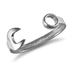 ABG053 | JN Jewellery 925 Silver Solid Spanner Bangle