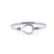 ABG065 | 925 Silver Ladies Twisted Wire Stirrup Bangle