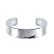925 Silver Hammered Cuff Bangle