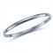925 Silver D Shape Slave Bangle