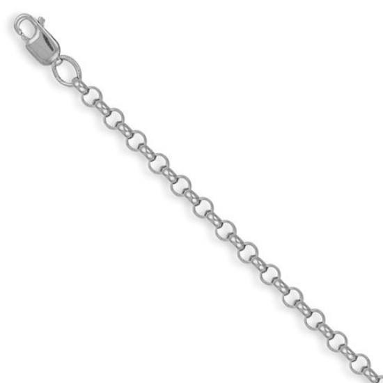ACN002C-24 | 925 Sterling Silver Belcher Necklace