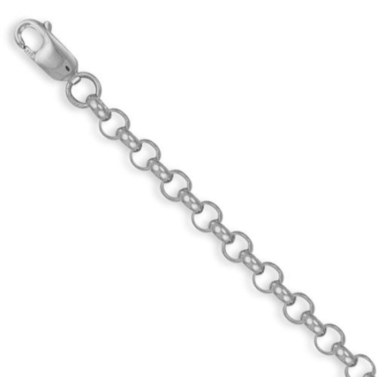 ACN002E-22 | 925 Sterling Silver Belcher Necklace
