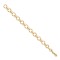 ACN002H-GP-8.5 | 925 Silver Gold Plated Polished Belcher Bracelet