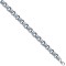 ACN002K-9 | 925 Sterling Silver Plain & Patterned Cast Belcher Bracelet