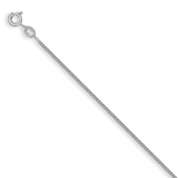 ACN003B-18 | 925 Sterling Silver Pendant Curb Necklace