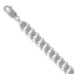 ACN006E-8.5 | 925 Sterling Silver Curb Chain Bracelet