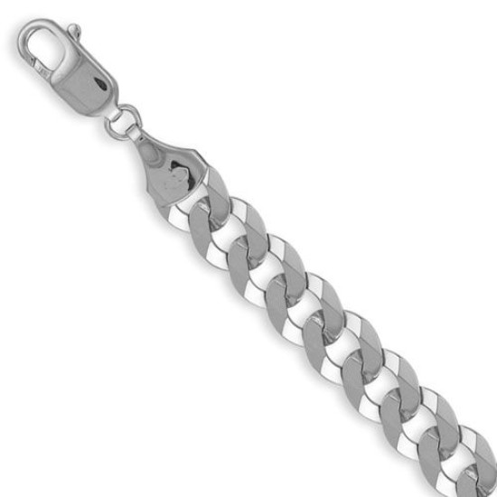 ACN006F-28 | 925 Sterling Silver Curb Chain Necklace