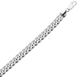 ACN021E-9 | JN Jewellery 925 Silver Cuban 9.0mm Gauge Bracelet
