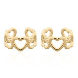 AEC002A | 925 Silver Ear Cuff 14ct Gold Plated
