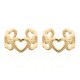 AEC002-GP | 925 Silver Ear Cuff 14ct Gold Plated