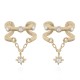 AEC008A | 925 Silver 14ct Gold Plated CZ Set Ear Cuff