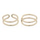 AEC010-GP | 925 Silver Ear Cuff 14ct Gold Plated