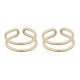 AEC010A | 925 Silver Ear Cuff 14ct Gold Plated