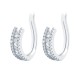 AEC014 | 925 Silver Rhodium Plated CZ Set Earrings