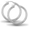 AER001D | 925 Sterling Silver Twist Hoop Earrings