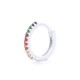 AER157-RP | 925 Silver Rhodium Plated CZ Set Earrings