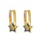 AER163 | 925 Silver 14ct Gold Plated CZ Set Earrings